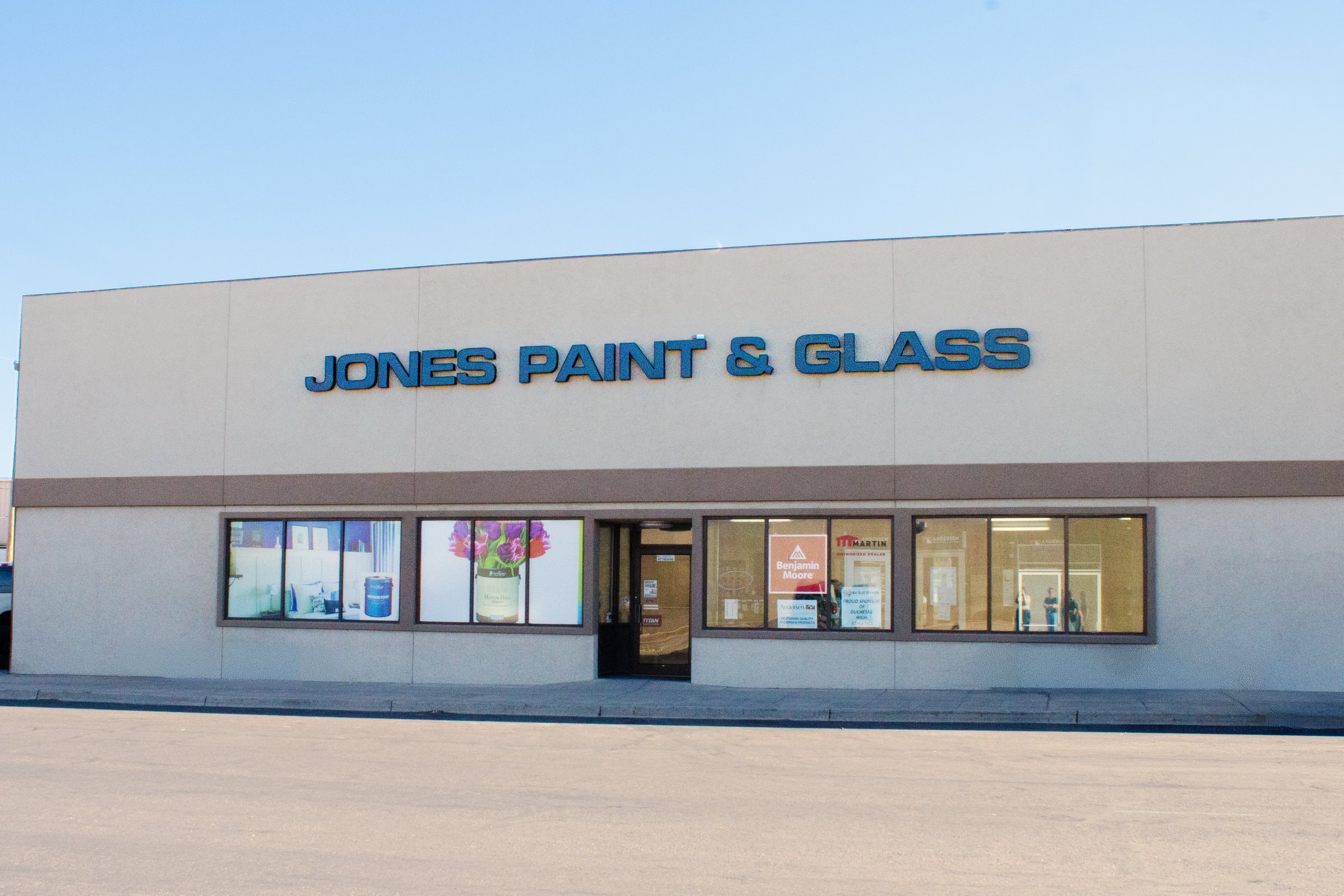 Jones Paint & Glass Roosevelt storefront